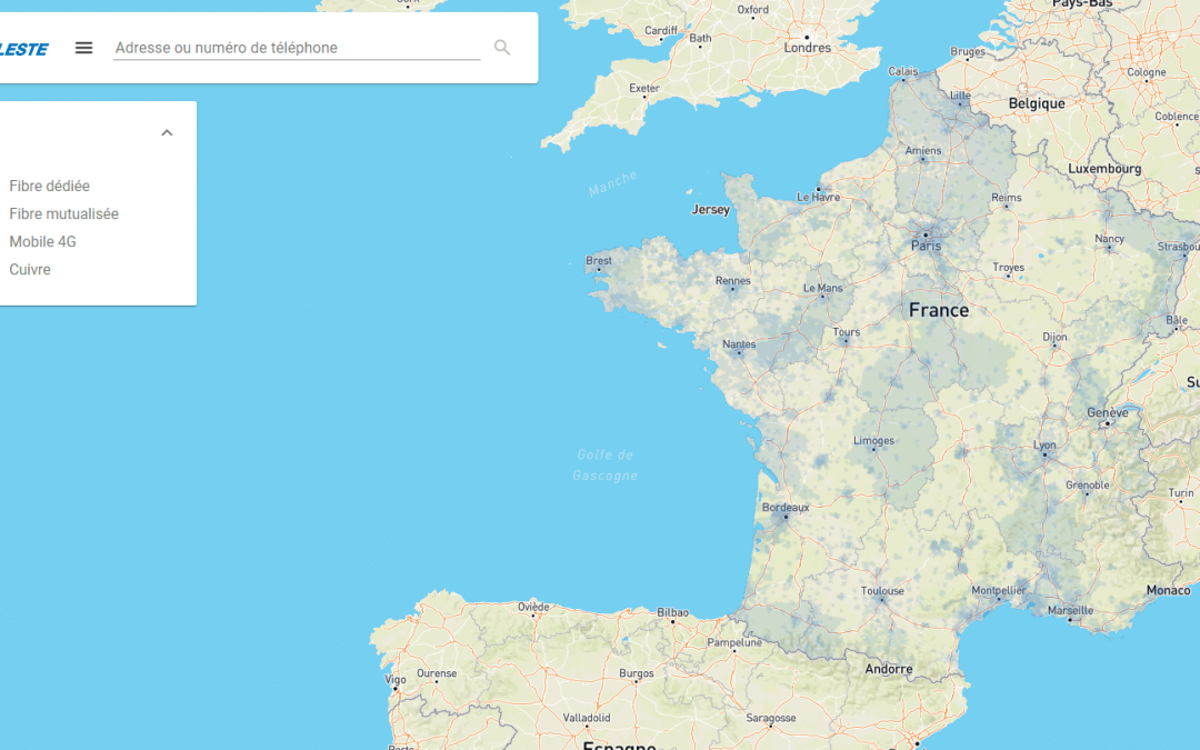 Les chiffres clés du réseau fibre optique de CELESTE