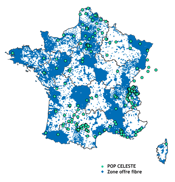 Carte réseau CELESTE Juillet 2020 Carte réseau CELESTE Juillet 2020