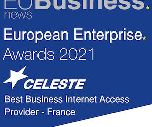 CELESTE élu meilleur FAI à l’European Enterprise Awards 2021