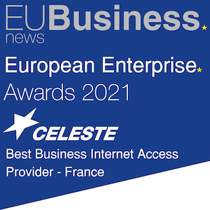 CELESTE élu meilleur FAI à l’European Enterprise Awards 2021