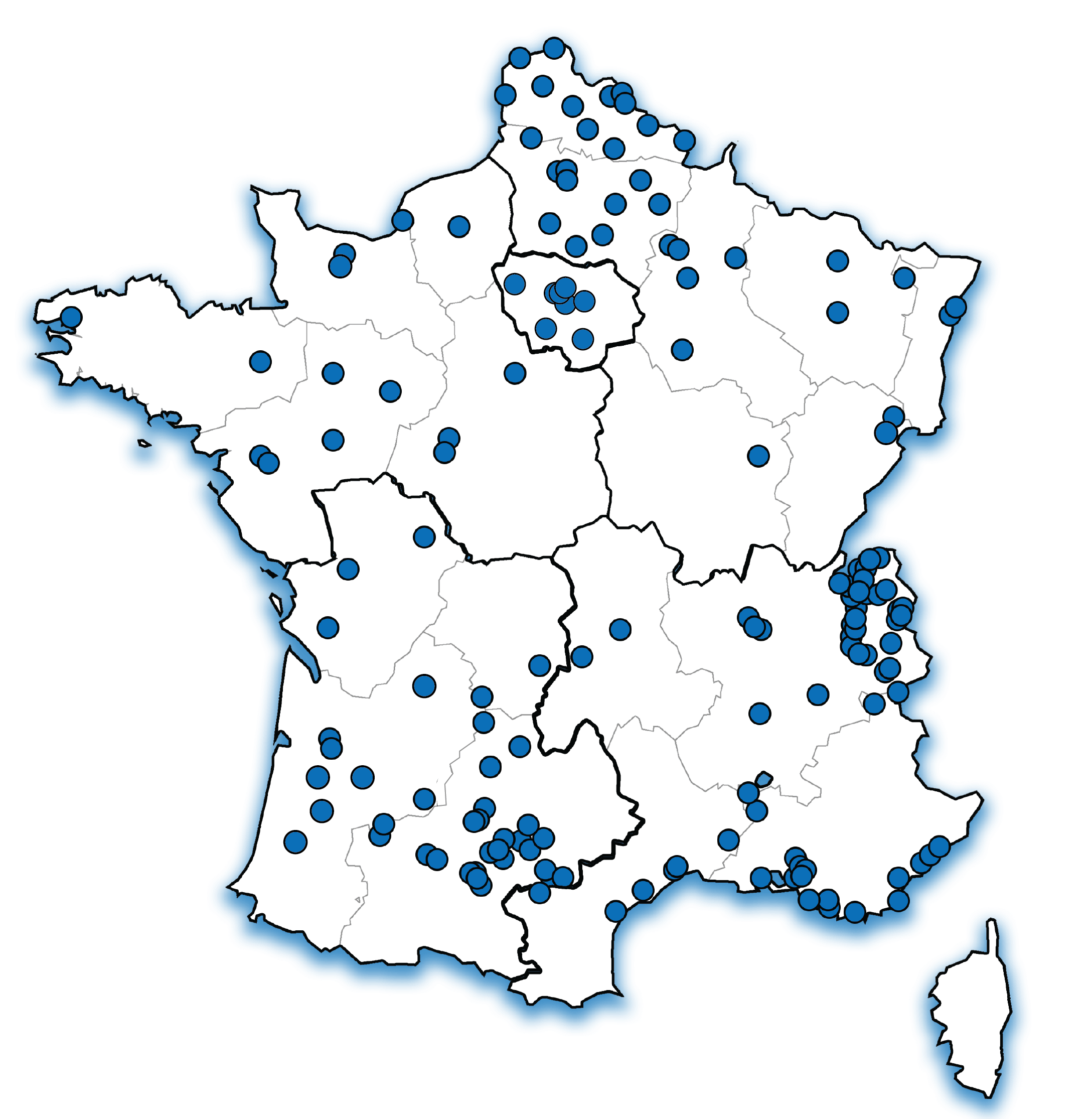 map maj_Jan22-01 France Map with POPs