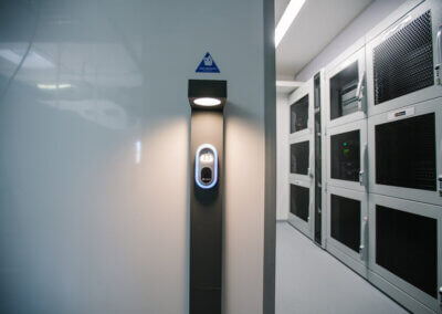 Scanner biométrique à l’entrée