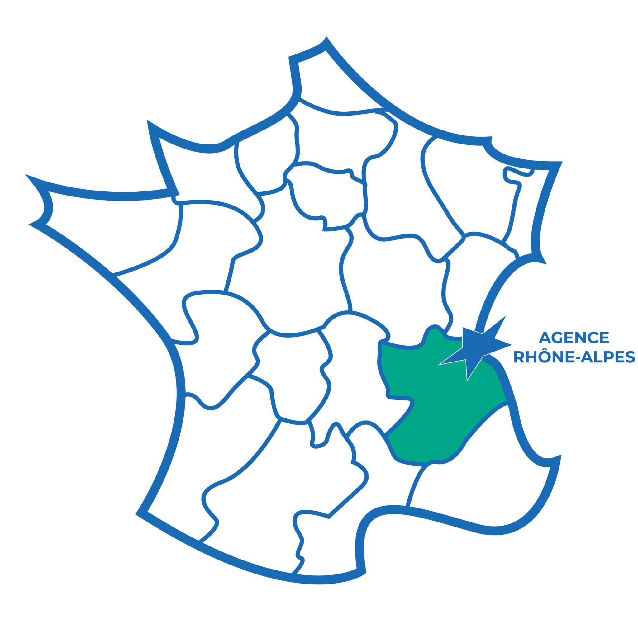 carte-france-Rhone-alpes Carte-France-par-agence
