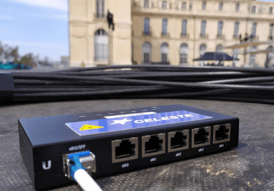 Connexion fibre optique CELESTE