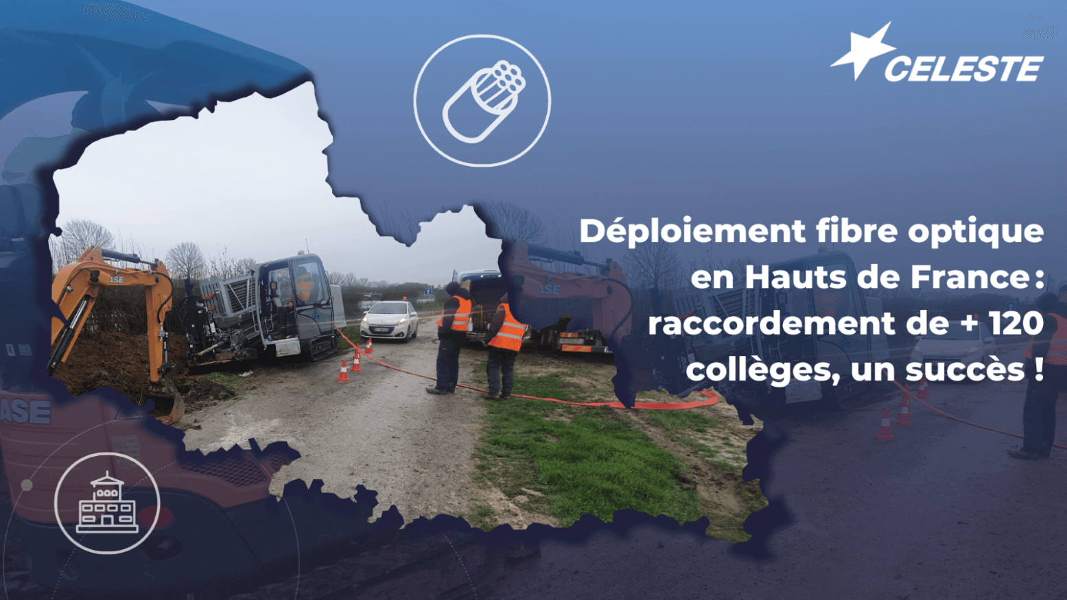 deploiement fibre optique Hauts de France raccordement