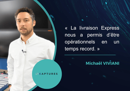 installation fibre entreprise urgente pour notre client Kaptures